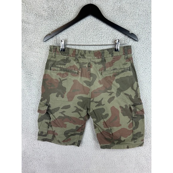 Dockers Men's Camouflage Cargo Shorts Flat Front Casual Outdoor Size 32 Rugby - Picture 5 of 9